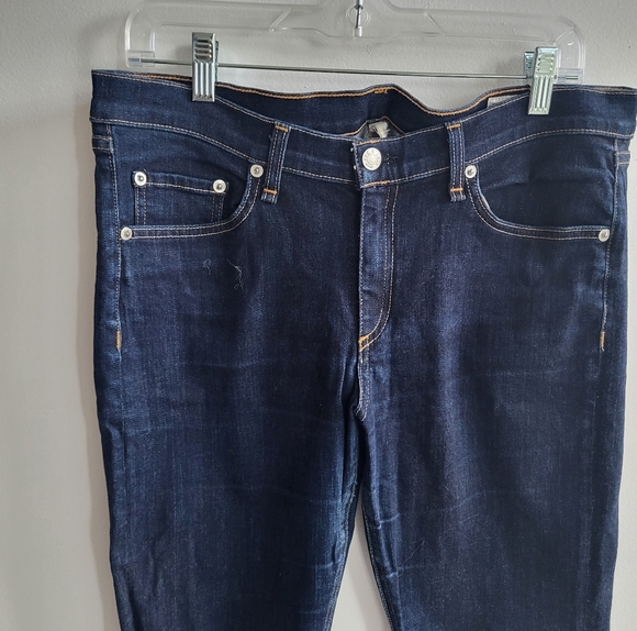 Rag and Bone Skinny Denim Hertiage Dark Wash Jeans Size 32 - Picture 4 of 12